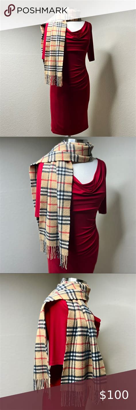 burberry beige nova check scarf|burberry check scarf.